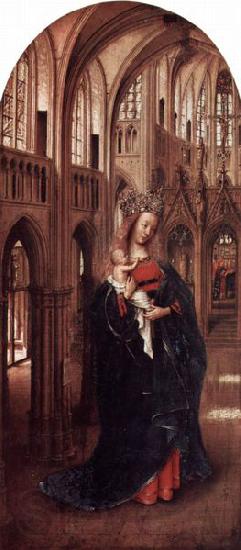 Jan Van Eyck Die Muttergottes in der Kirche Norge oil painting art